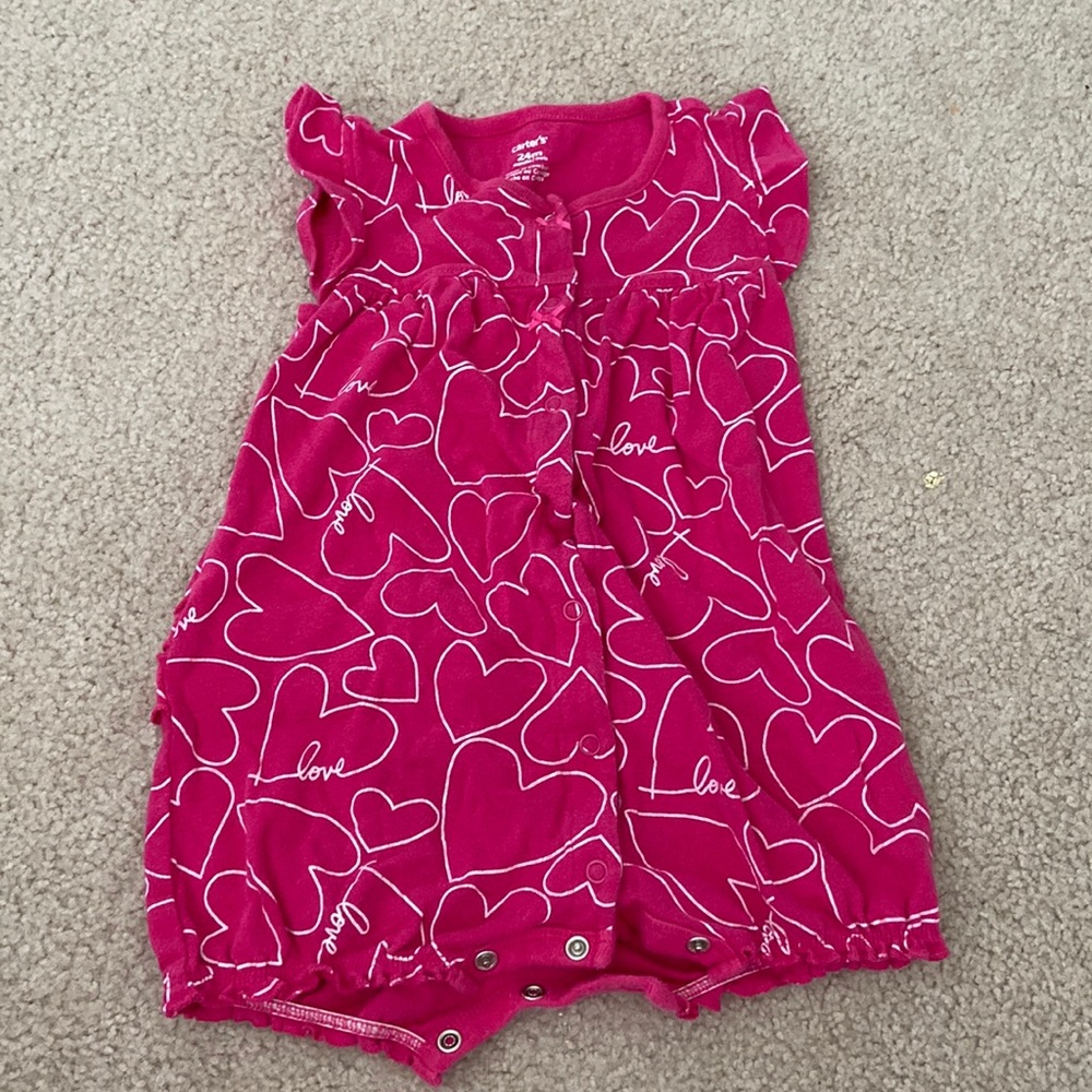 24 months girls snap romper